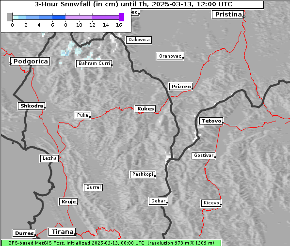 Neuschnee, 13. 3. 2025