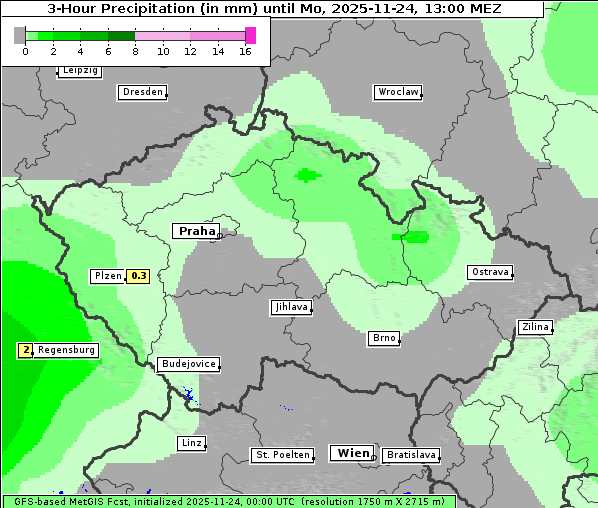 Niederschlag, 24. 11. 2025