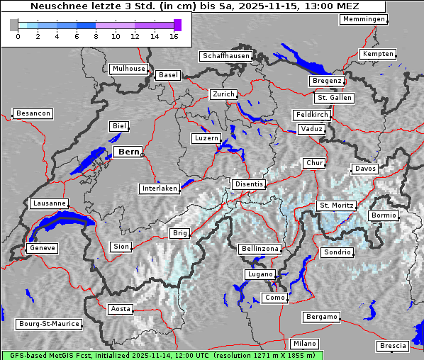 Neuschnee, 15. 11. 2025