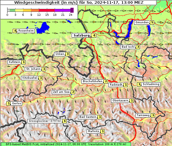 Wind, 17. 11. 2024
