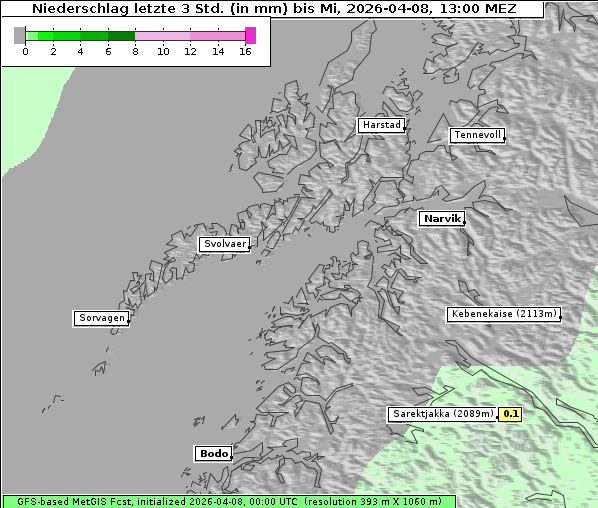 Niederschlag, 8. 4. 2026