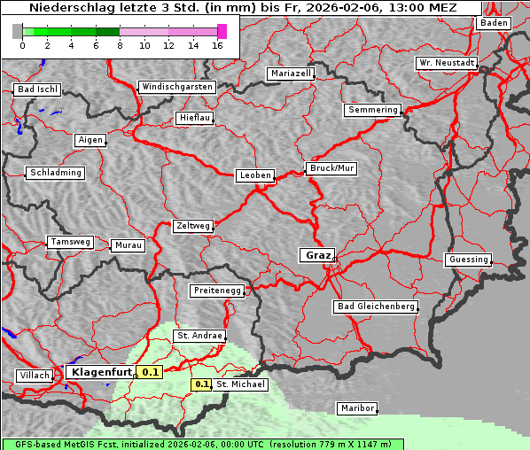 Niederschlag, 6. 2. 2026