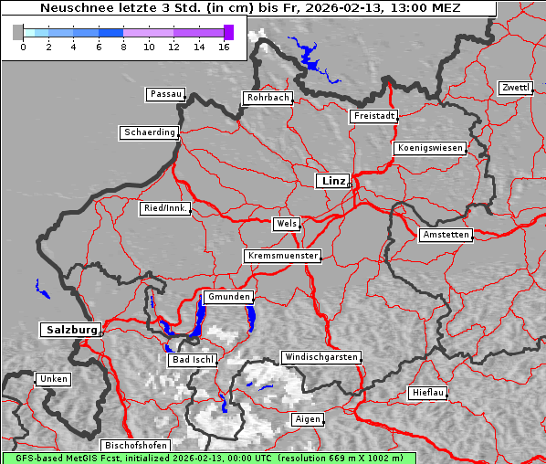 Neuschnee, 13. 2. 2026