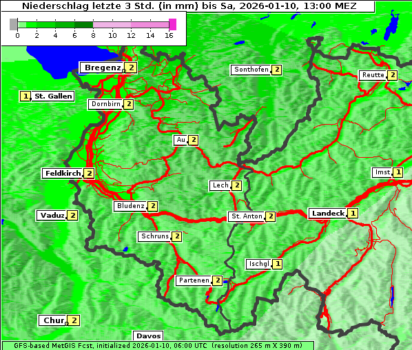 Niederschlag, 10. 1. 2026