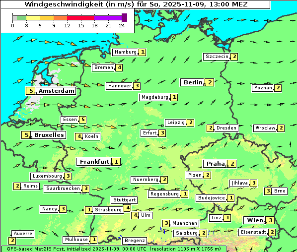 Wind, 9. 11. 2025