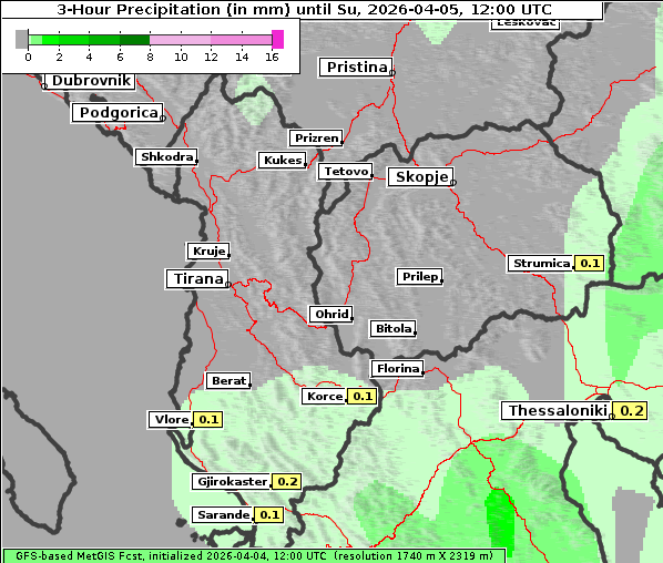 Niederschlag, 5. 4. 2026