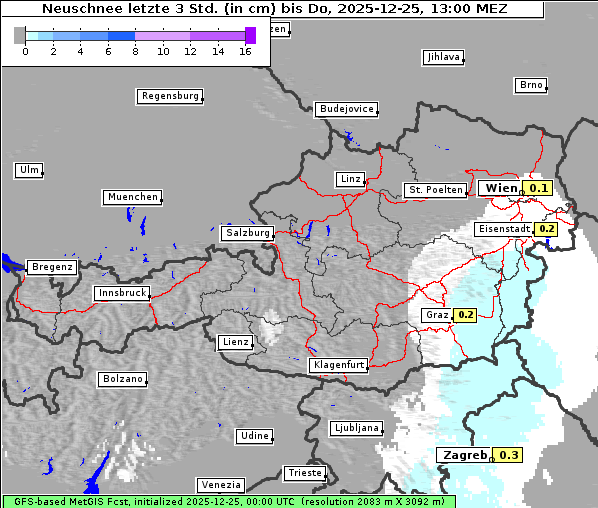 Neuschnee, 25. 12. 2025