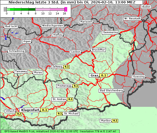 Niederschlag, 10. 2. 2026