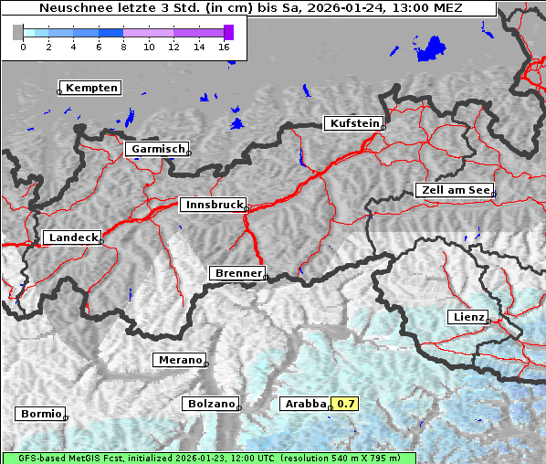 Neuschnee, 24. 1. 2026