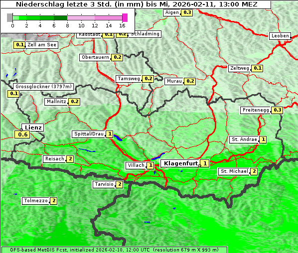 Niederschlag, 11. 2. 2026