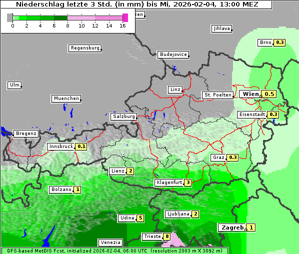 Niederschlag, 4. 2. 2026