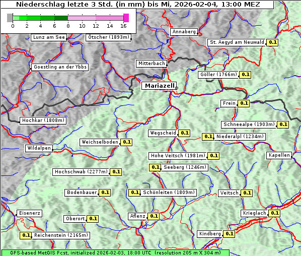 Niederschlag, 4. 2. 2026