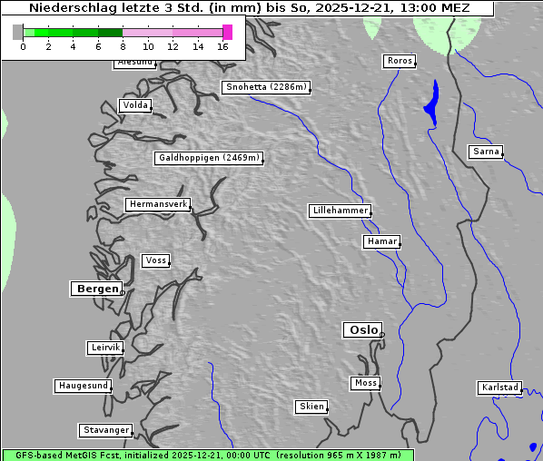 Niederschlag, 21. 12. 2025