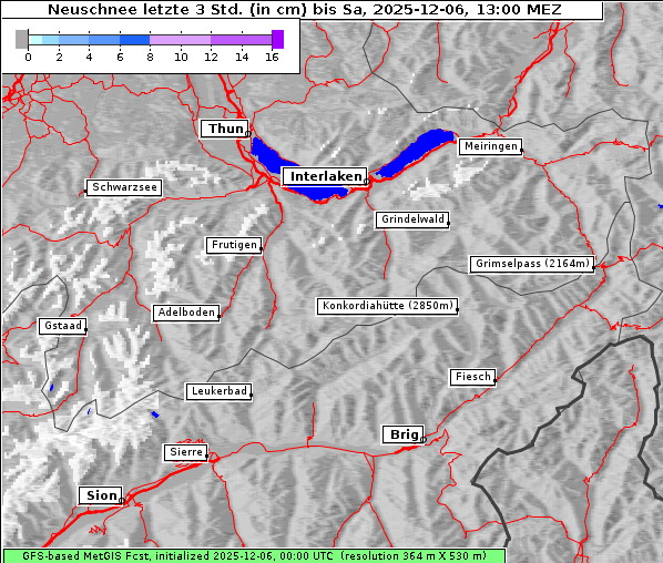 Neuschnee, 6. 12. 2025