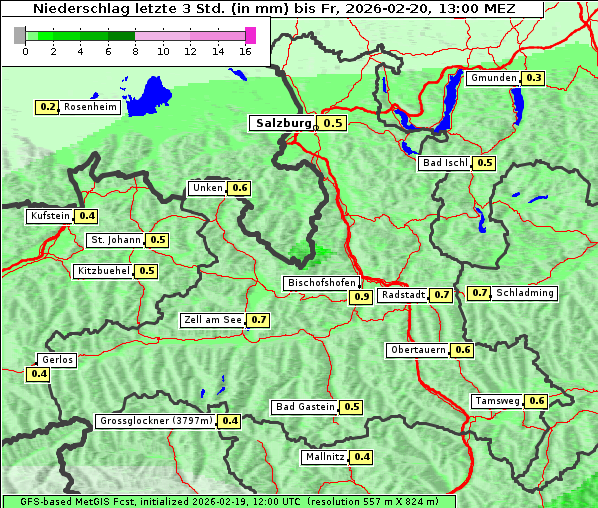 Niederschlag, 20. 2. 2026
