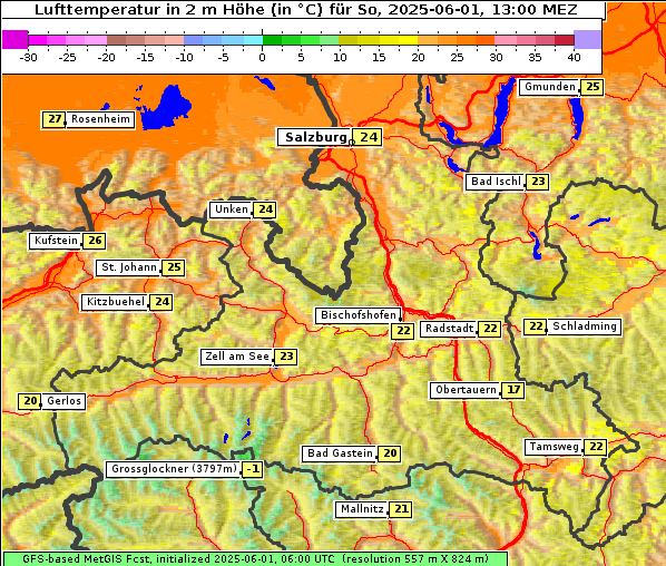 Temperatur, 1. 6. 2025