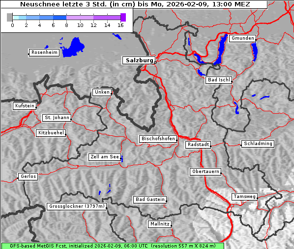 Neuschnee, 9. 2. 2026