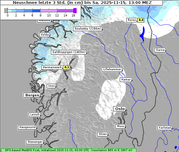 Neuschnee, 15. 11. 2025