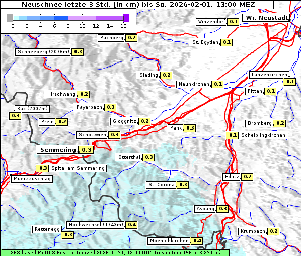 Neuschnee, 1. 2. 2026