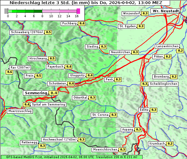 Niederschlag, 2. 4. 2026