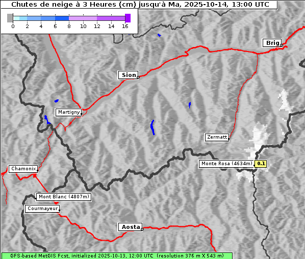 Neuschnee, 14. 10. 2025