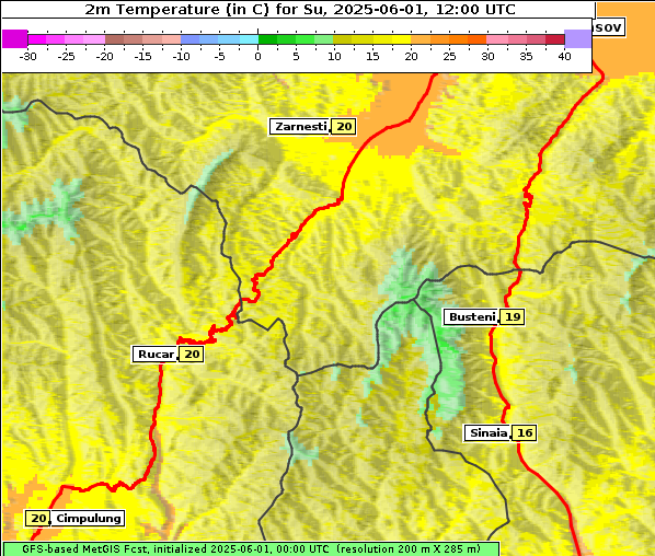 Temperatur, 1. 6. 2025