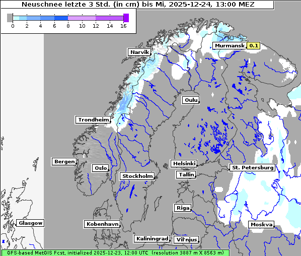Neuschnee, 24. 12. 2025