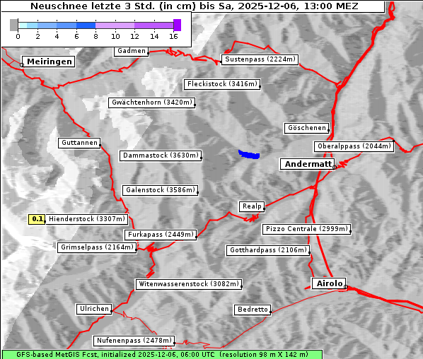 Neuschnee, 6. 12. 2025
