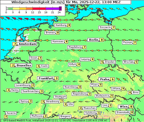 Wind, 22. 12. 2025