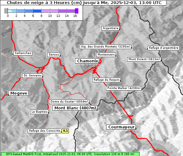 Neuschnee, 3. 12. 2025