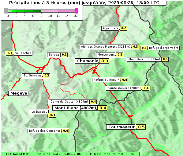 Niederschlag, 29. 8. 2025