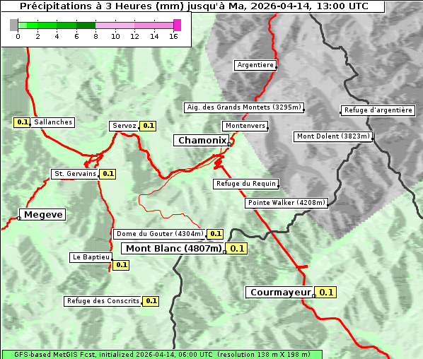 Niederschlag, 14. 4. 2026