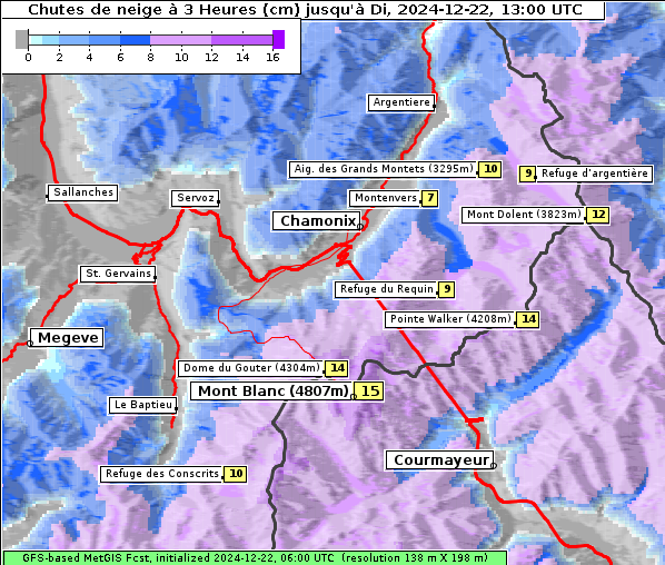 Neuschnee, 22. 12. 2024