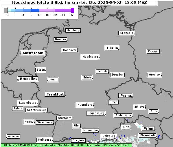 Neuschnee, 2. 4. 2026