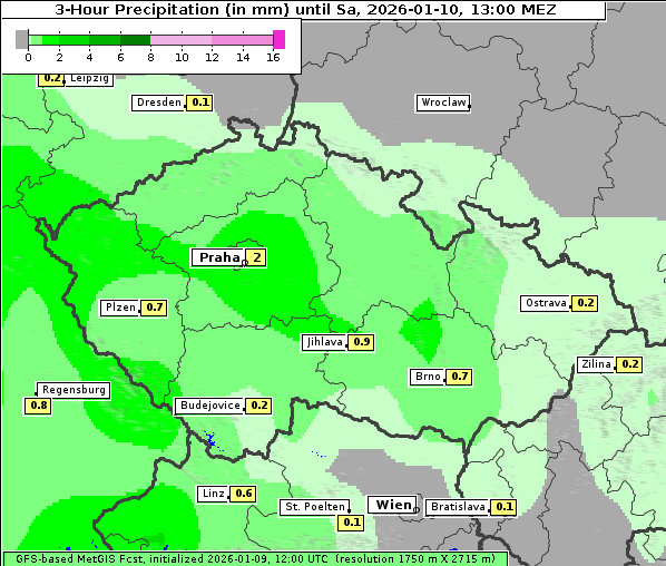 Niederschlag, 10. 1. 2026