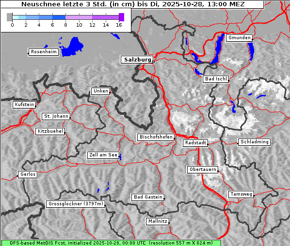 Neuschnee, 28. 10. 2025