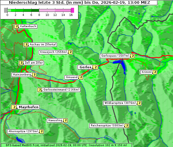 Niederschlag, 19. 2. 2026