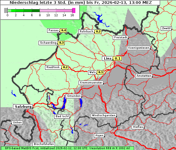 Niederschlag, 13. 2. 2026