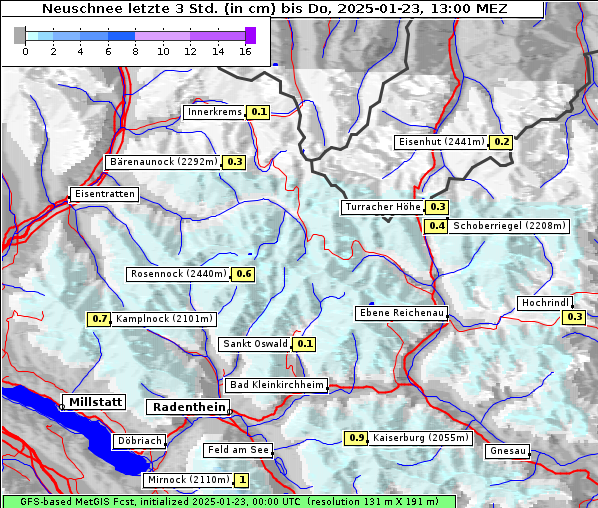 Neuschnee, 23. 1. 2025