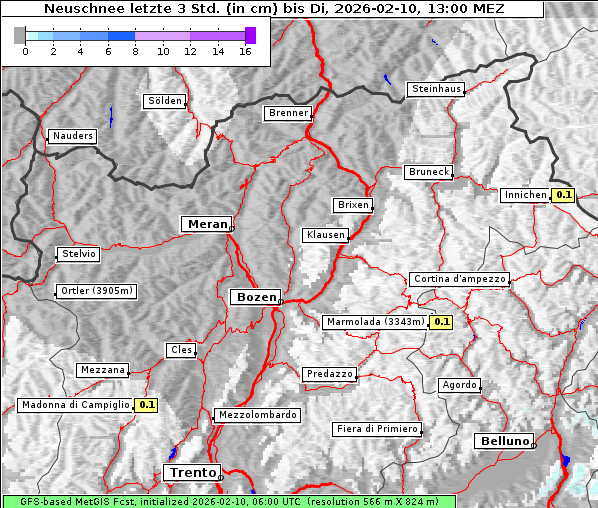 Neuschnee, 10. 2. 2026