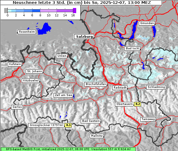 Neuschnee, 7. 12. 2025