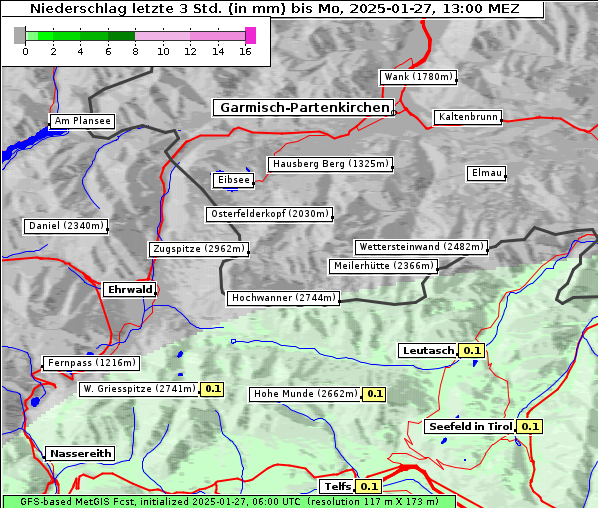 Niederschlag, 27. 1. 2025