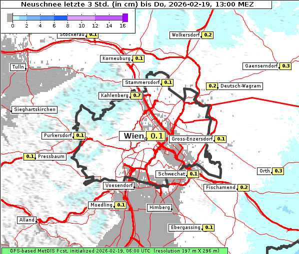 Neuschnee, 19. 2. 2026