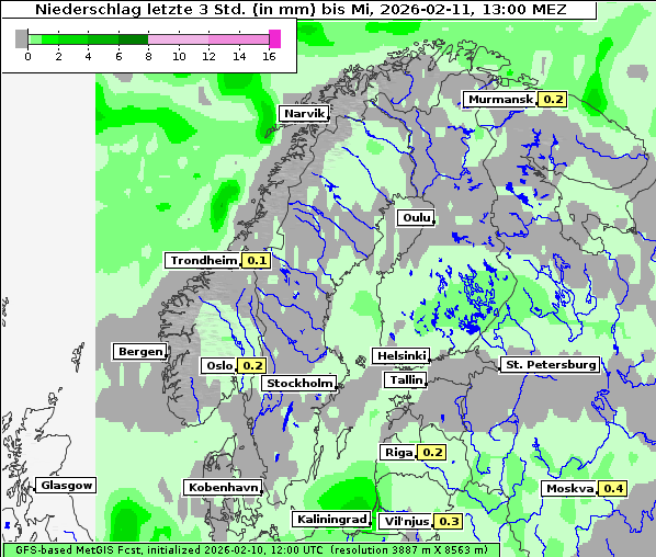 Niederschlag, 11. 2. 2026