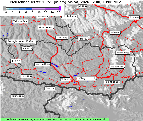 Neuschnee, 8. 2. 2026