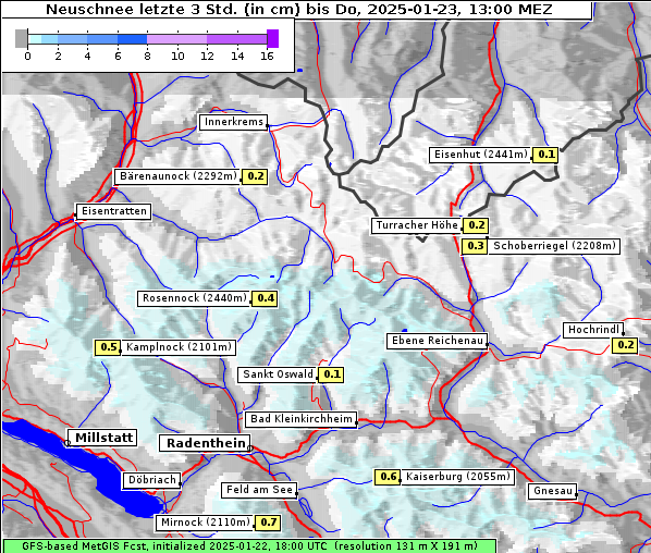 Neuschnee, 23. 1. 2025