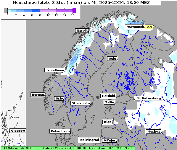 Neuschnee, 24. 12. 2025