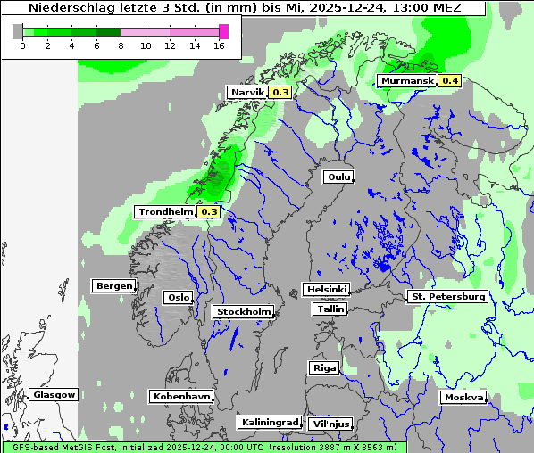 Niederschlag, 24. 12. 2025