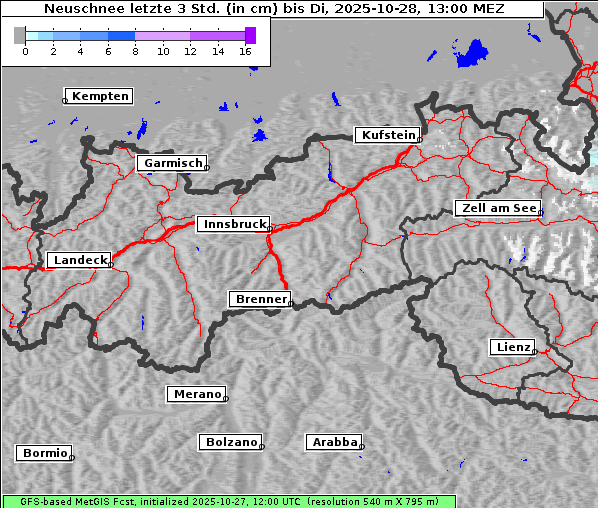 Neuschnee, 28. 10. 2025