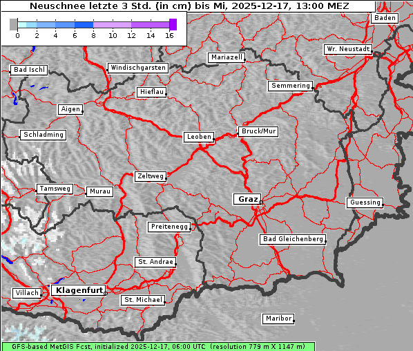 Neuschnee, 17. 12. 2025